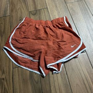 Nike Red and White Athletic Shorts Lightweight Breathable